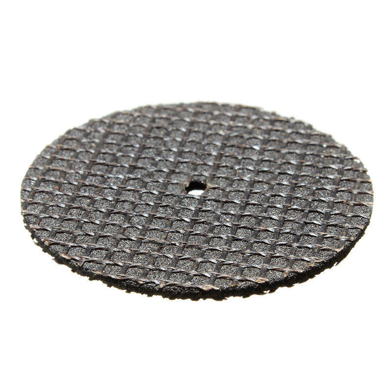 50 stuks zwart snijdende 32 mm wielschijf met 2 doornbits voor dremel roterende gereedschapsset
