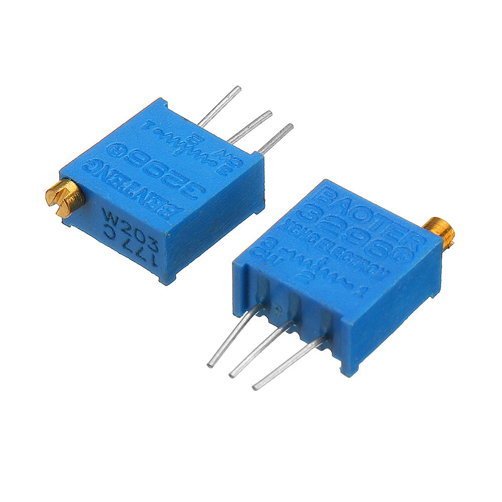 65 stuks 100r-1m 3296 potentiometerpakket 3296w potentiometer verstelbare weerstand