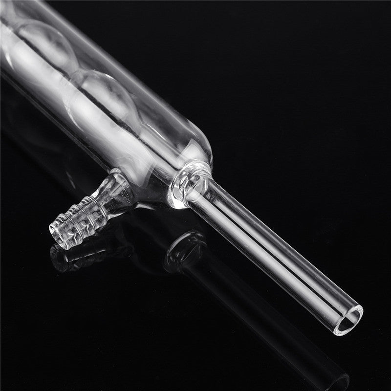 lab glazen soxhlet extractor condensor set met 60ml kolf met vlakke bo ...