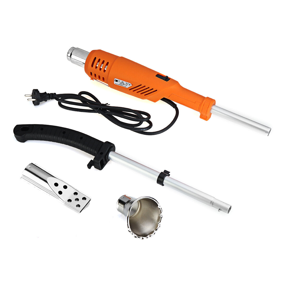 120v/230v 2000w elektrische onkruidbrander killer stick heteluchtpistolen 2 nozzles gazon tuingereedschap
