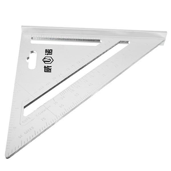 200mm aluminiumregelaar speed square protractor mitre framing measuring tool