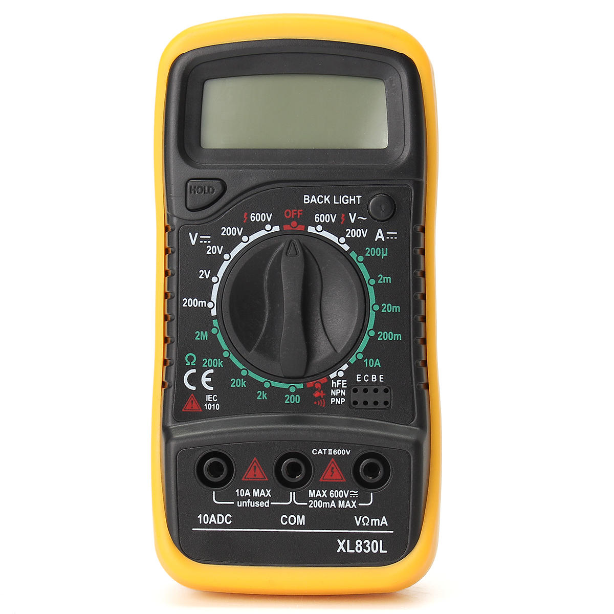 digitale multimeter ac dc stroomspanningsweerstandsmeter voltmeter ampèremeter met blauwe achtergrondverlichting lcd