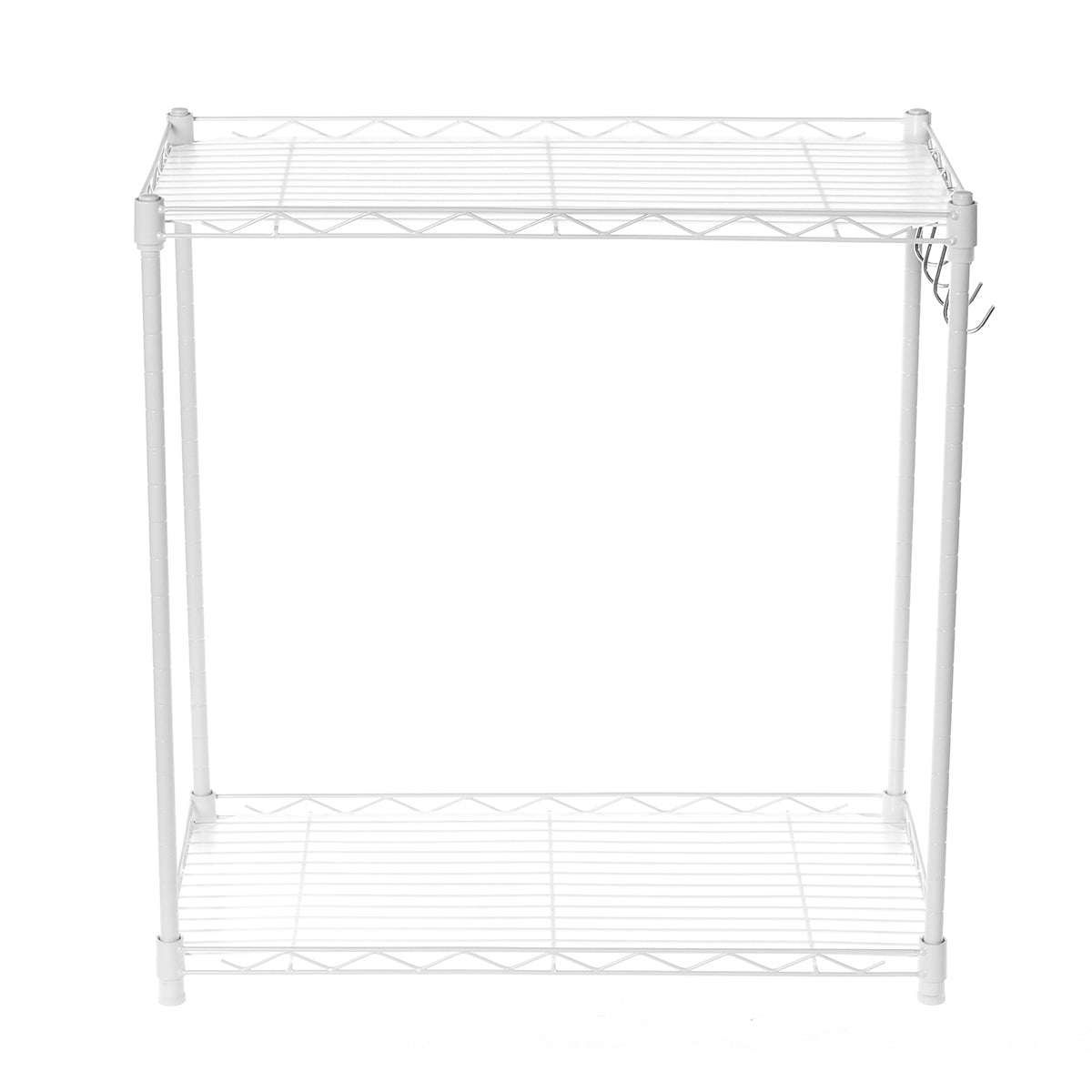 Aspect Indigo Rectangular Glass Serving Cart and Display Racks for Bathroom, Kitchen, Home and Office, Matte White Aspect Indigo Rectangular Glass Serving Cart and Display Racks for Bathroom, Kitchen, Home and Office, Matte White