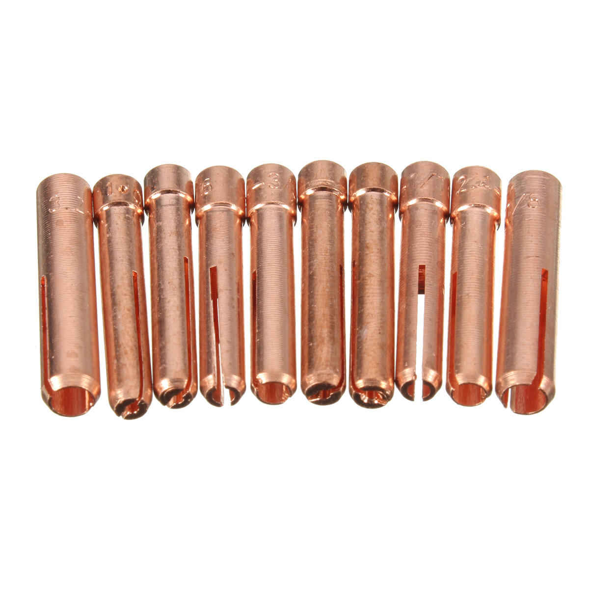 46 stuks tig gas lens collet body diverse maat kit voor tig lastoorts sr wp9 20