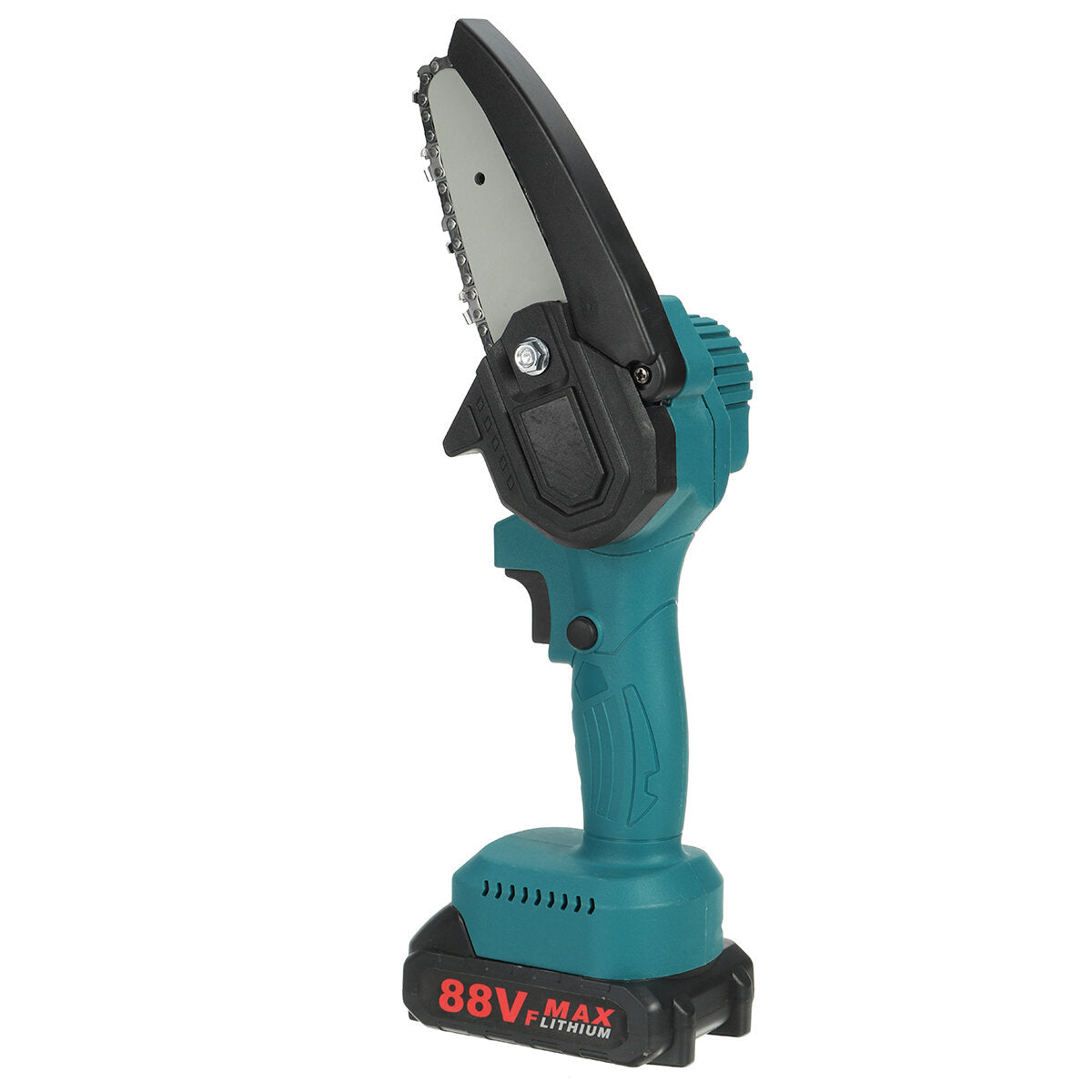 4 inch 300 w 1200 mah elektrische kettingzaag snoeien chainsaw draadloze houtbewerking cutter tool w / geen / 1 st / 2 stuks batterij