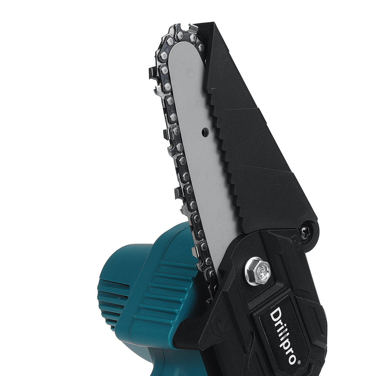 4 inch elektrische kettingzaag mini draadloze 550 w eenhandige zaag houtbewerking houtsnijder w / 1 st of 2 stuks batterij voor makita