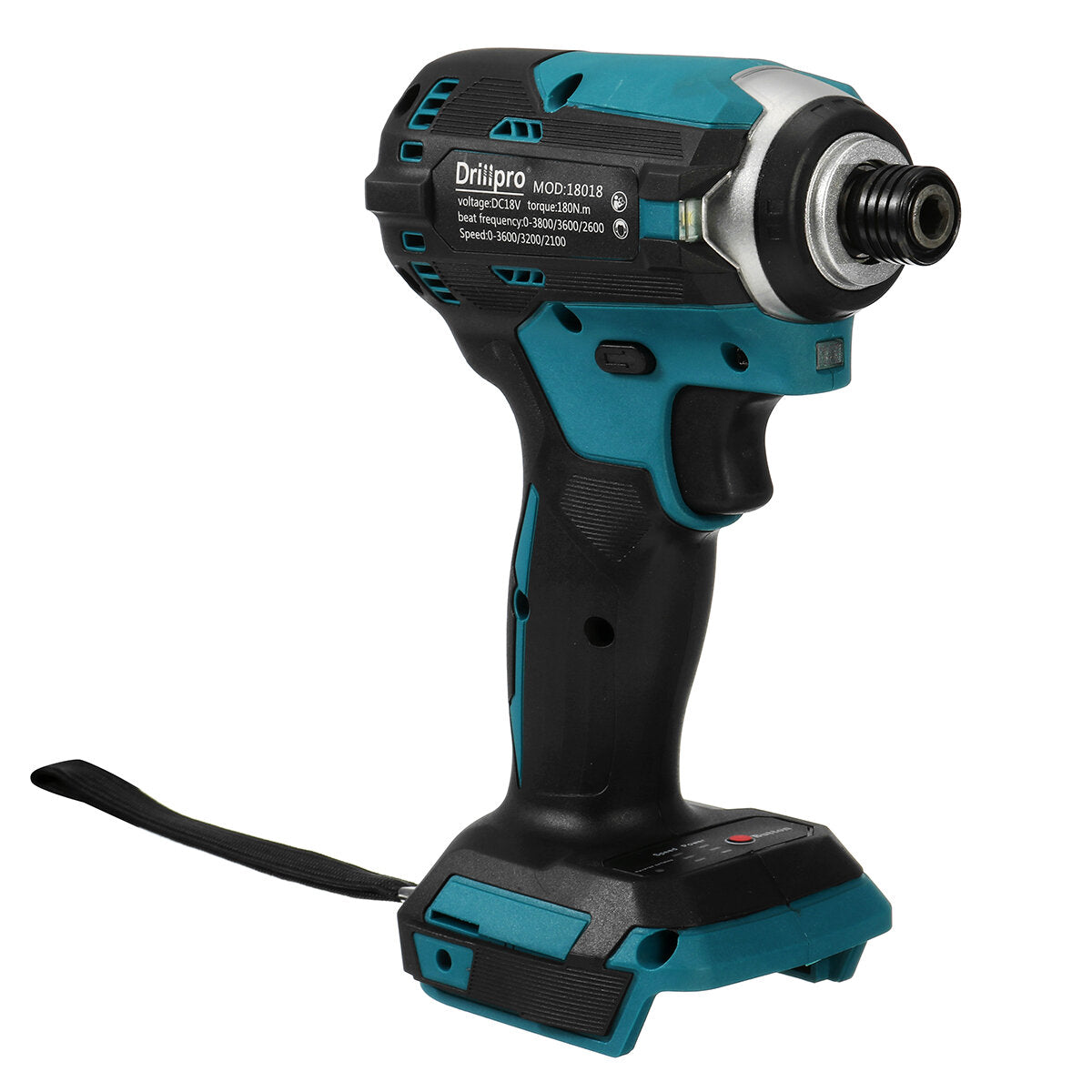 3-lichts draadloze elektrische schroevendraaier 3 snelheden draagbare elektrische schroevendraaier voor makita 18v-batterij