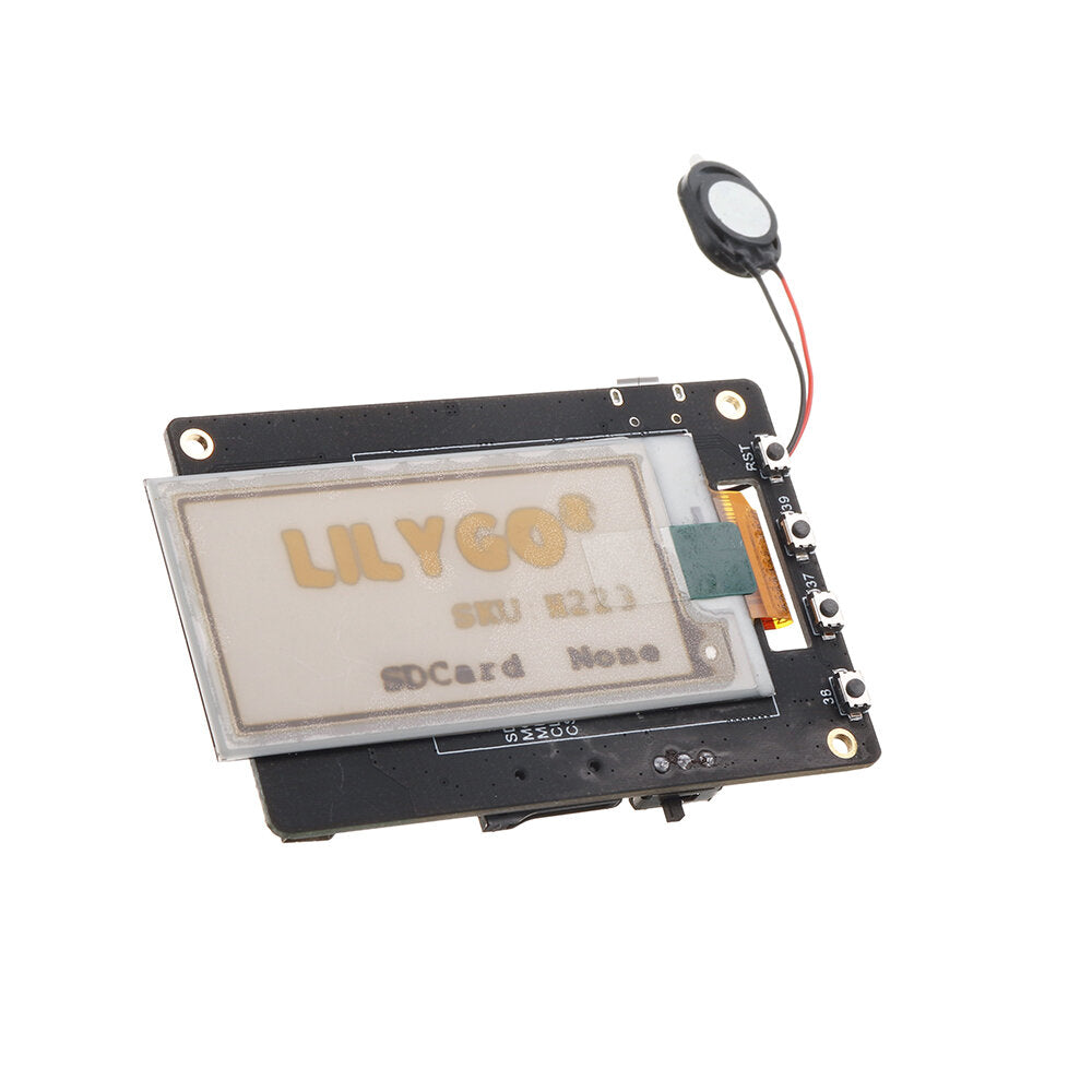 lilygo ttgo t5 v2.4.1 esp32 2.13 inch elektronische gele zwart-witte inkt e-paper schermmodule met luidspreker