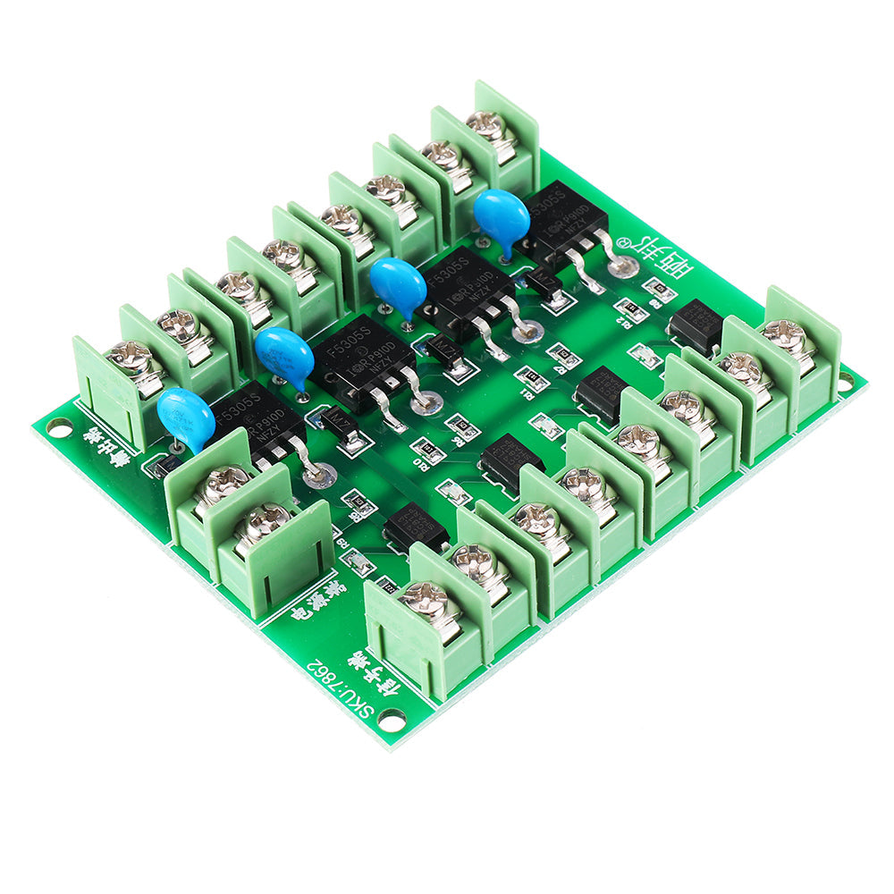 f5305s mosfet module pwm input stabiel 4 kanalen 4 route pulsschakelaar dc controller e-schakelaar mos fet veldeffectschakelaar