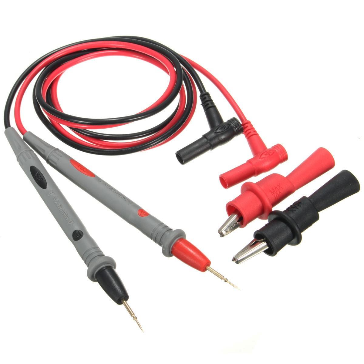 20a multimeter test probe test lead legering alligator clips agilent/ideal clamp multi meters