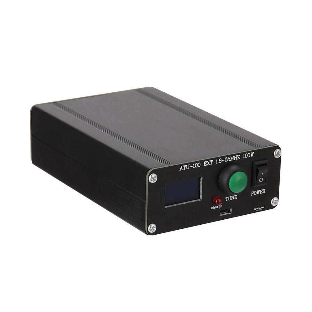 atu-100 1.8-55mhz 100w metalen accessoires gemonteerde mini automatische antenne tuner kortegolf met case tool