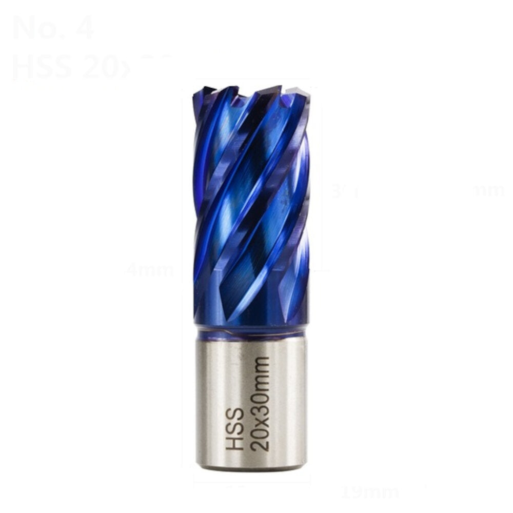 12-42mm snijdiameter hss gatopener kernboor weldon shank nano blauw gecoate ringvormige snijder holle boor metaalboor