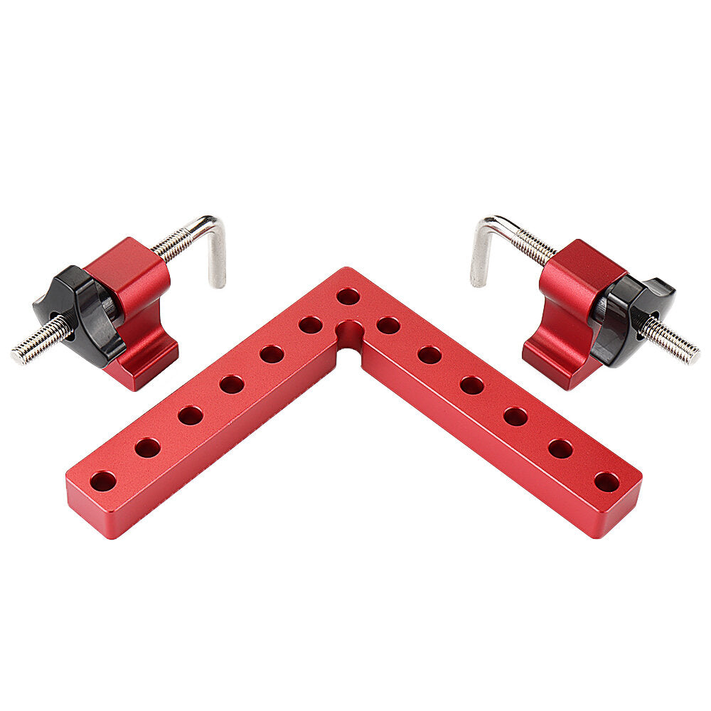 houtbewerking precisieklemmen vierkant l-vormig extra armatuur splicing board positioneringspaneel vaste clip timmerman vierkante liniaal houtbewerkingsgereedschap