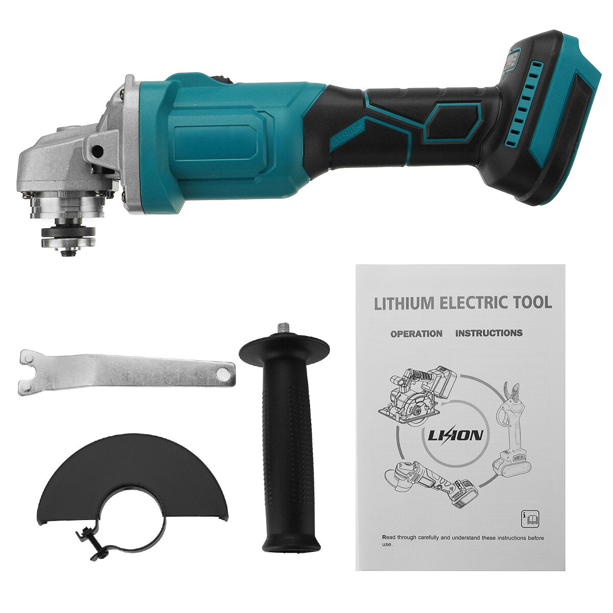 18v 100mm/125mm draadloze borstelloze haakse slijper 3 versnellingen polijsten slijpmachine 11000rpm voor makiita 18v batterij