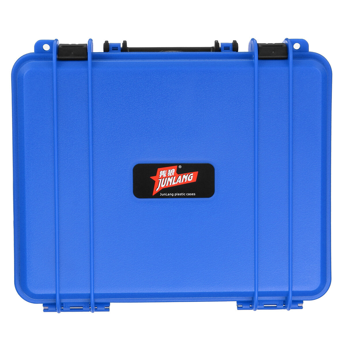 1 stuks rood/zwart/blauw/geel plastic gereedschapskist waterdichte gereedschapskist anti-shock bescherming kluis;