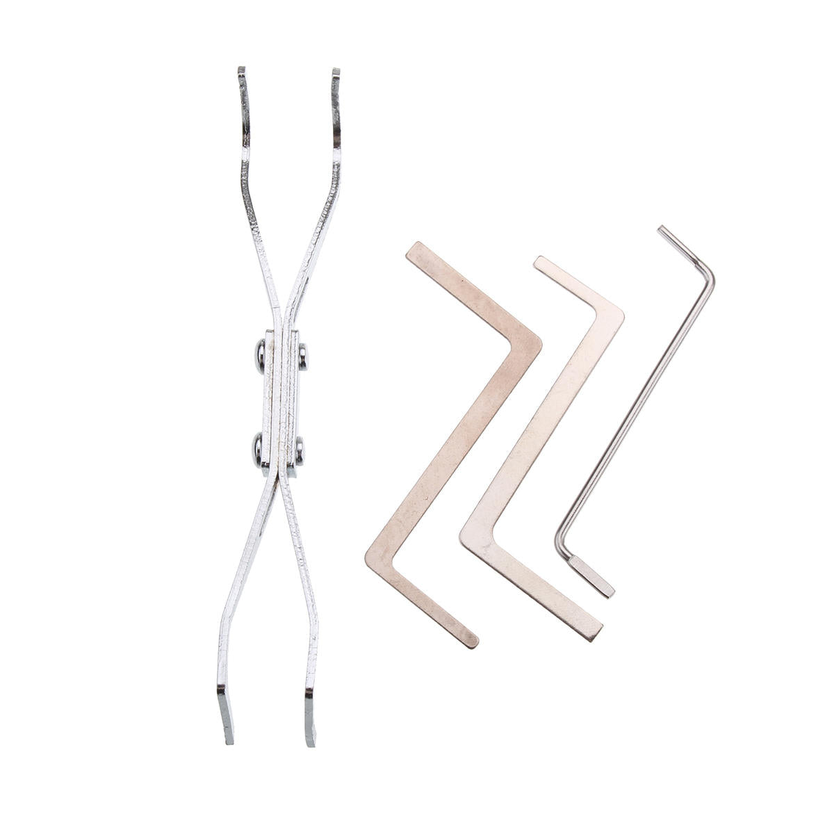 24-delige lock picks training tool transparante oefenhangslot set slotenmaker tool