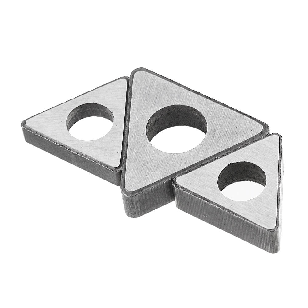 10 stuks carbide shim accessoires cutter pad mt1603 / mt1604 / mt2204 voor cnc draaibank gereedschap tnmg16 tnmg22 inserts
