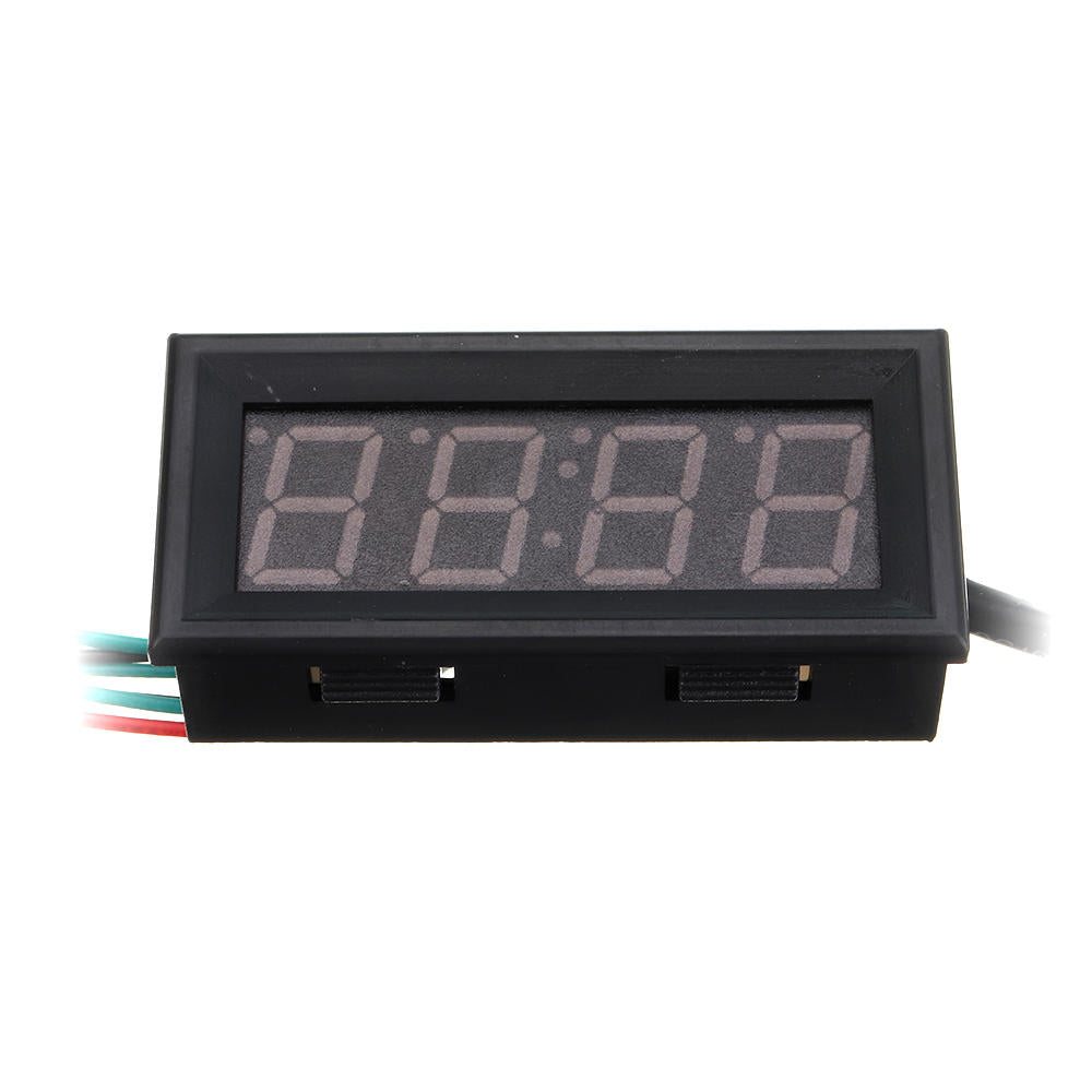 0.56 inch 200v 3-in-1 tijd + temperatuur + voltage display met ntc dc7-30v voltmeter zwart horloge klok digitale tube