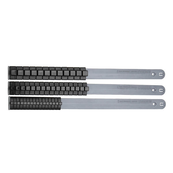 3 stuks 1/4 3/8 1/2 inch socket tray rail rack houder organizer plank stand
