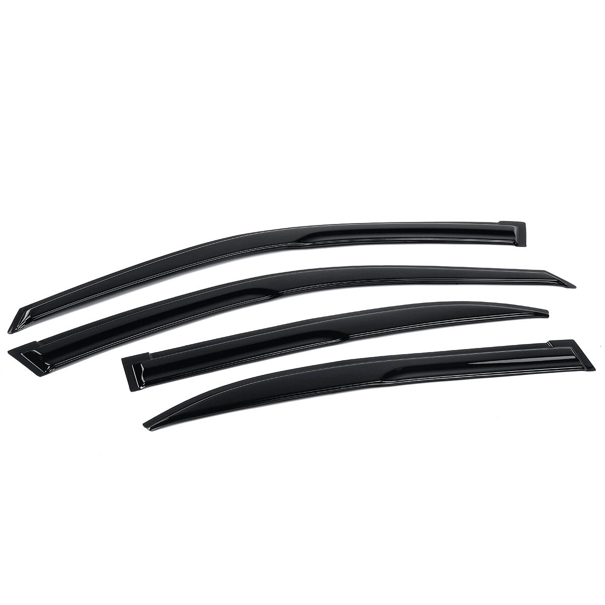 4 stuks voor honda civic 4dr sedan jdm golvend mugen stijl 2001-2005 plastic exterieur visor vent shades venster zon regen guard deflector