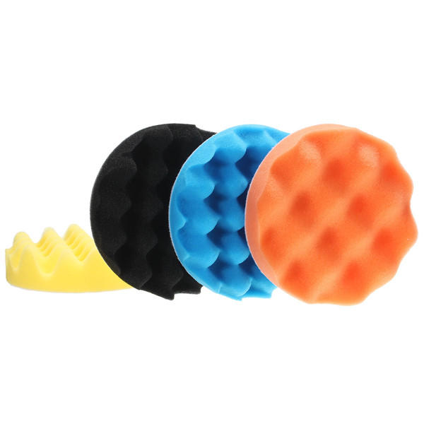 4 stuks spons polijsten polijsten buis padset 3 / 4/5/6/7 inch voor car polisher