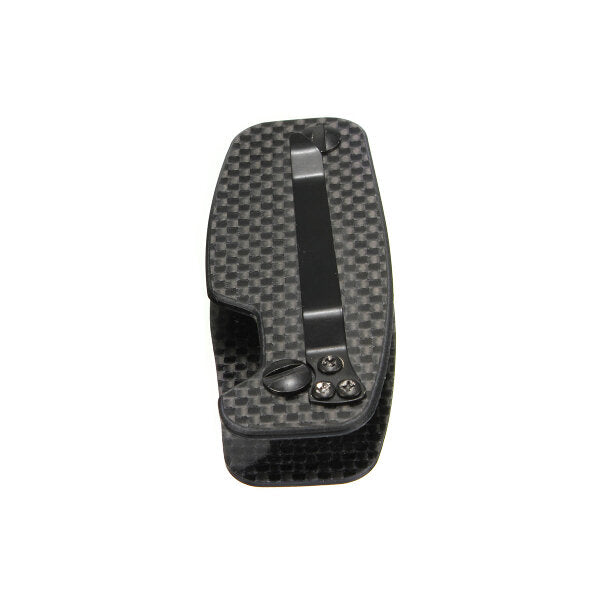 koolstofvezel lichtgewicht zak sleutelhanger dhz sleutel clip opslag edc tool