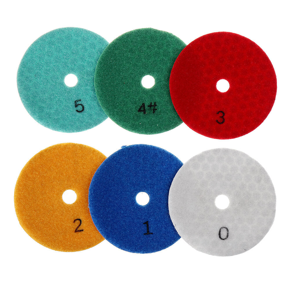 100 mm diamantpolijstpad droge schuurschijf voor marmer beton granietglas