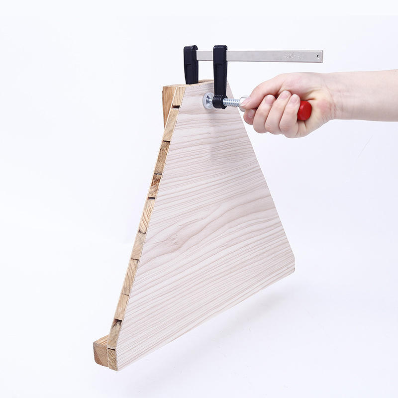 heavy duty houtbewerking f-vormklem houten handvat bevestigingsgereedschap