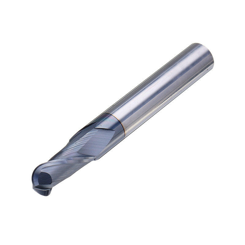 r0.5-r5mm ball nose tungsten carbide end mill cutter hrc55 tialn coating end frezen cutter cnc tool