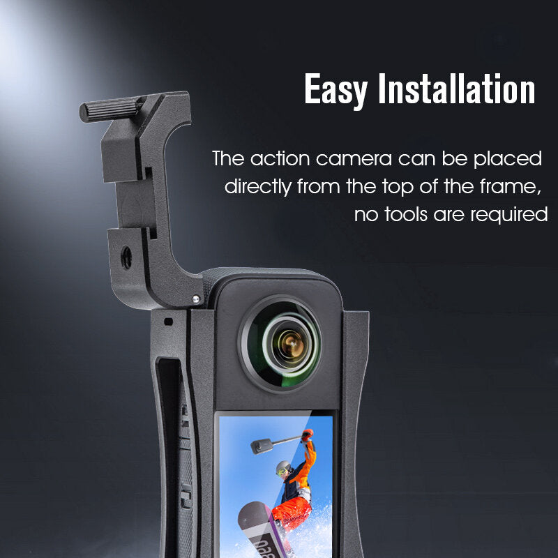 startrc konijnenkooi van aluminiumlegering metalen frame all-inclusive beschermend frame cold boot-uitbreiding voor insta360 x3