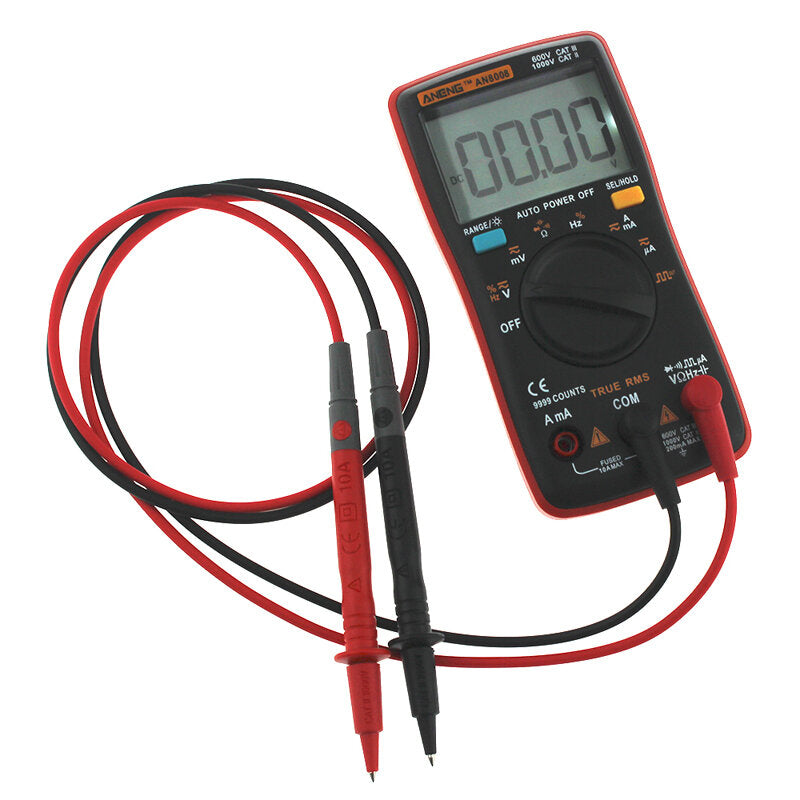 aneng an8008 true rms-golfuitgang digitale multimeter ac dc-stroom volt weerstand frequentie capaciteitstest: