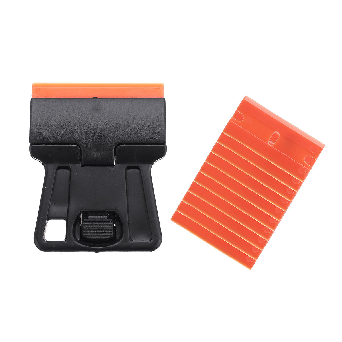 auto voertuig decal tape removal eraser remover scraper + 10 stuks plastic bladen gereedschap kit