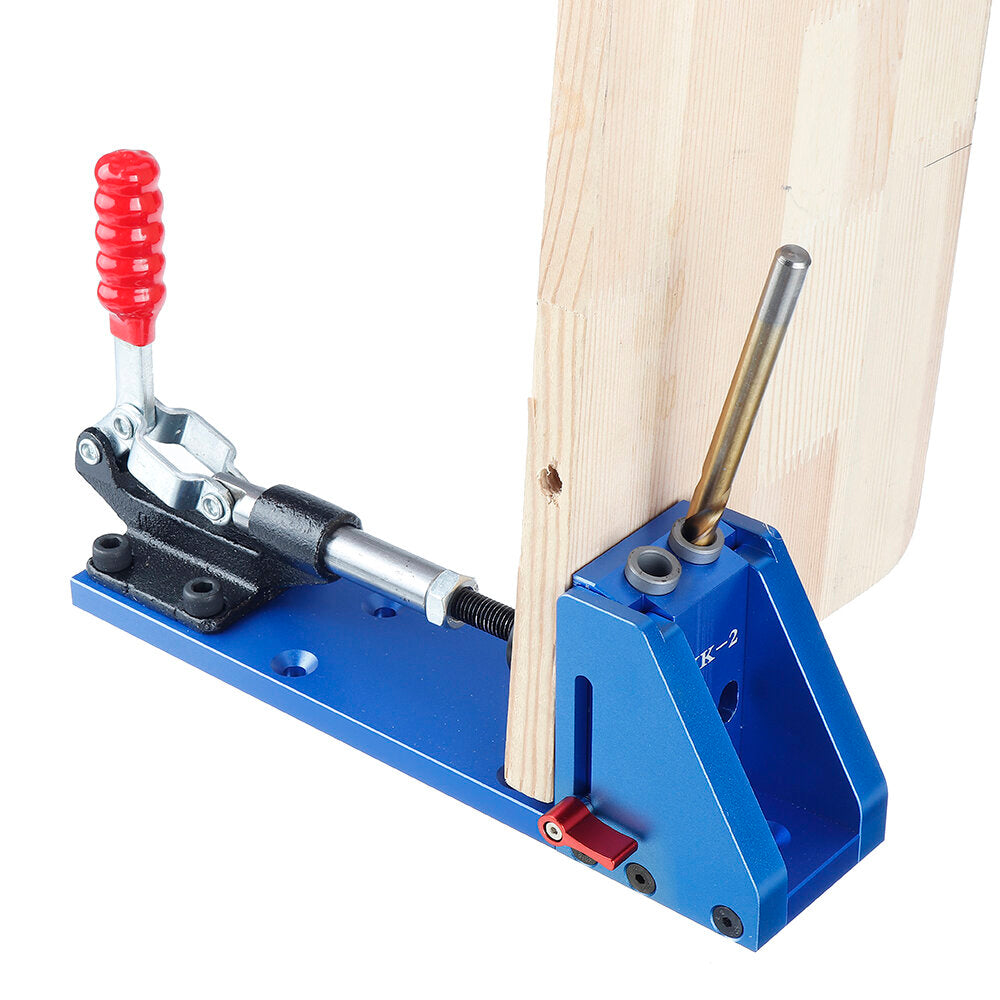 xk-2 pocket hole jig wood toggle clamps met boorbit perforator locator working carpenter kit