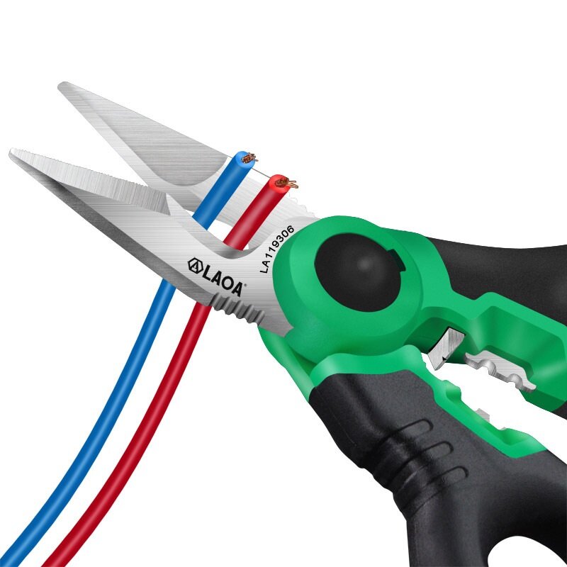 laoa 6 /7 draadknipper elektricien schaar crimpper roestvrij draad stripper krimptang