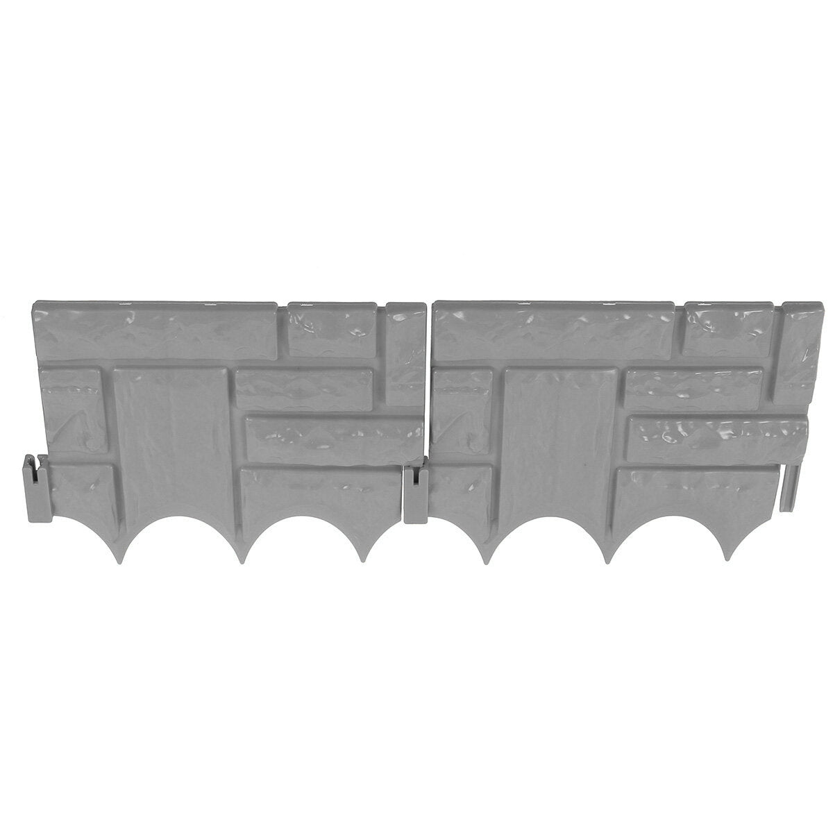 5 stuks plastic tuinhek panelen tuinhekwerk gazon rand plant grens hek