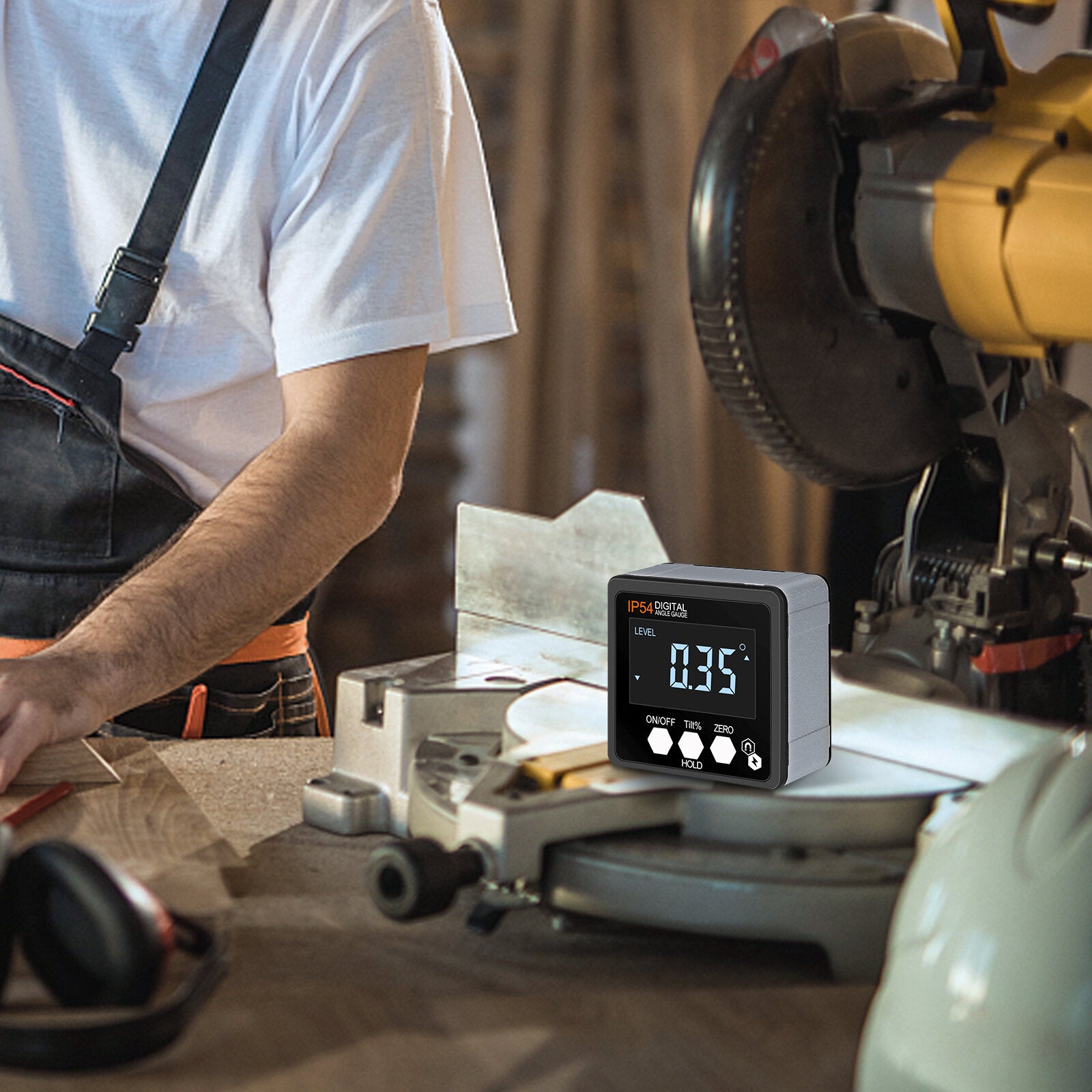 etopoo 4 * 90 graden bijgewerkte precisie digitale gradenboog inclinometer level box digitale hoekzoeker bevel box met magneetvoet