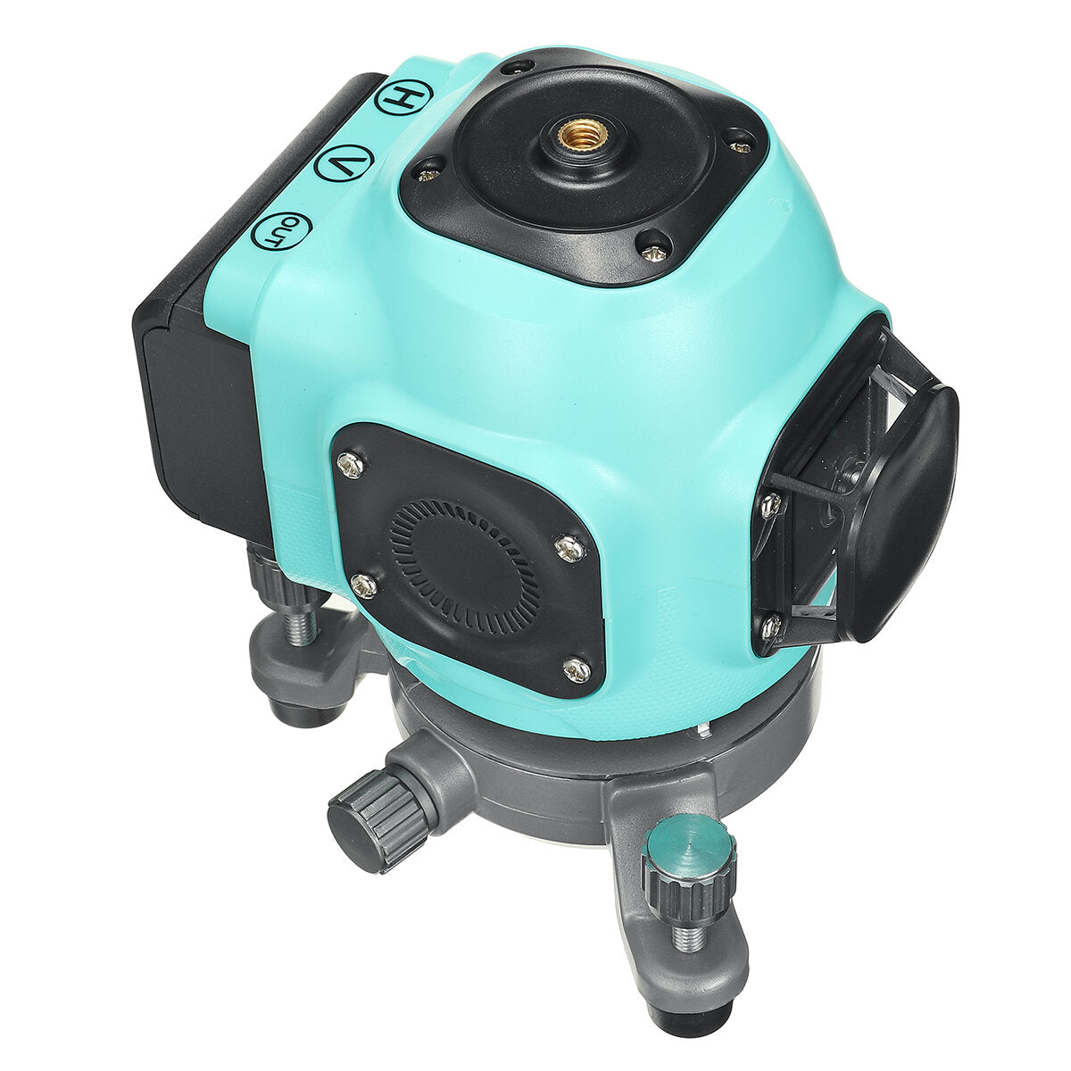 8/12/16 lijn 360 graden rotary leveling cross measure tool groene laser level tool kit met 2 stuks batterijen