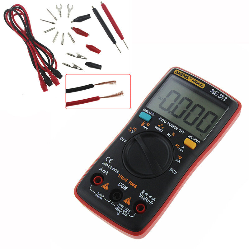 aneng an8009 true rms ncv digitale multimeter 9999 telt achtergrondverlichting ac dc stroomspanningstester