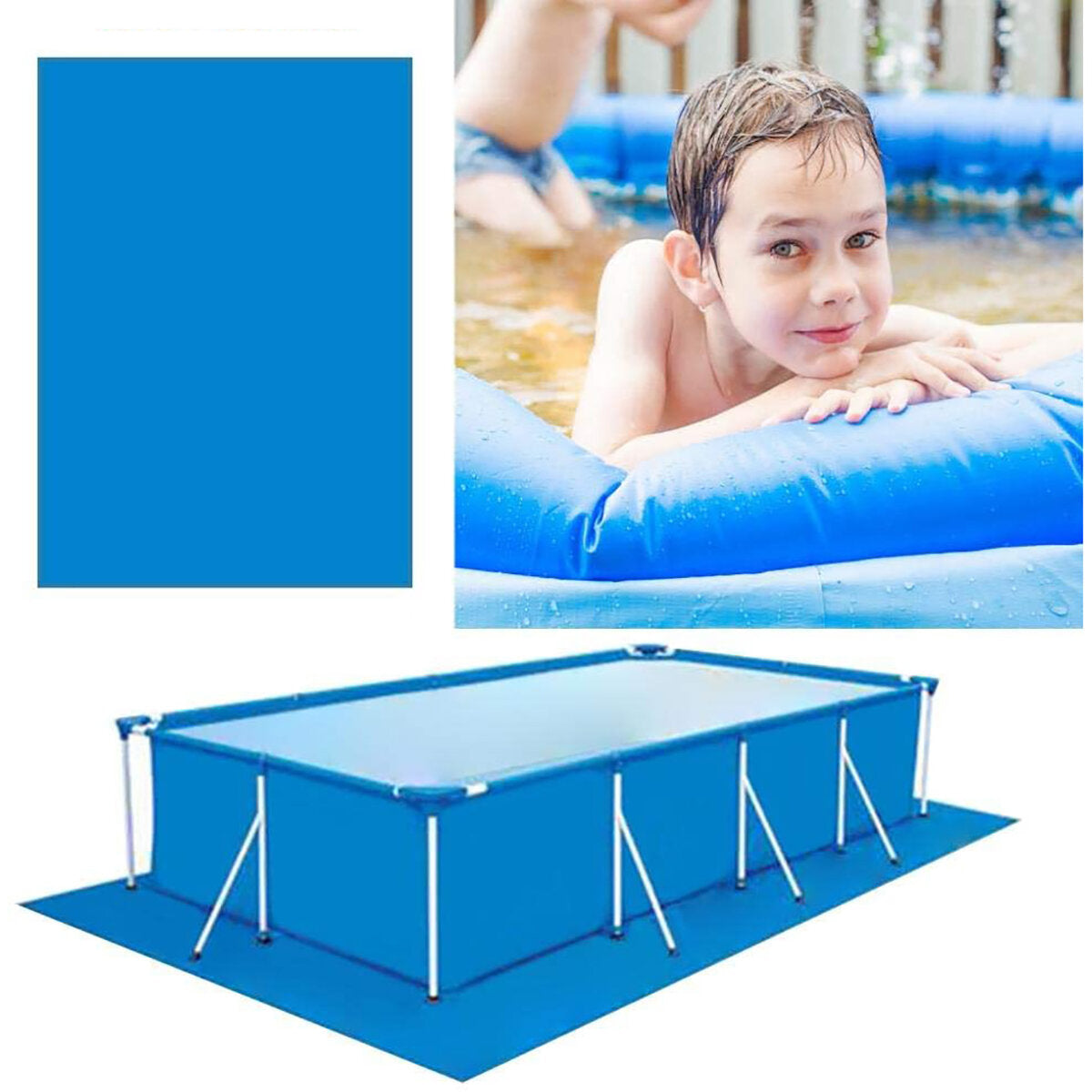 zwembad vierkante grondzeil cover stofdicht waterdicht anti-ultraviolet outdoor bescherming vloermat