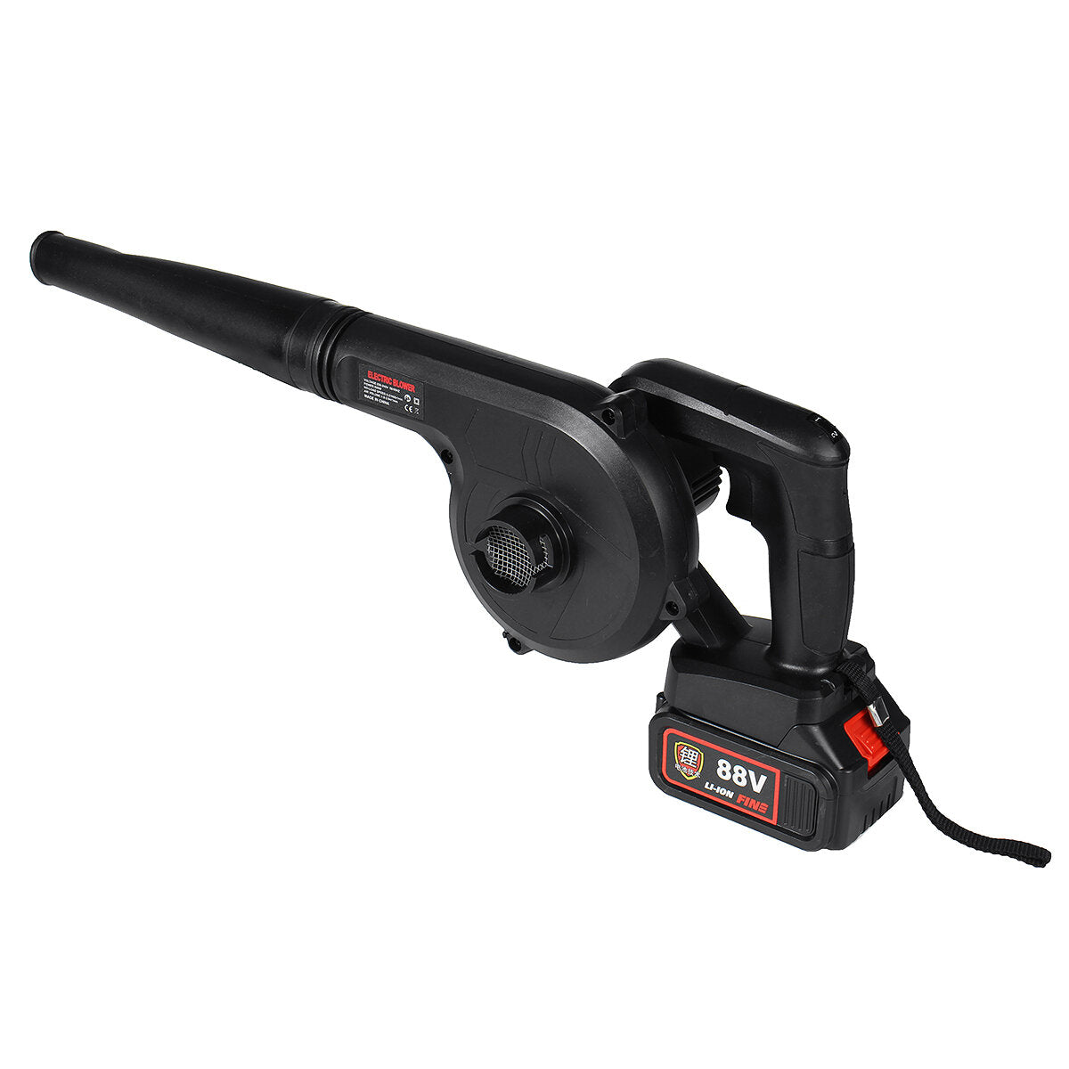 2 in 1 draadloze oplaadbare elektrische luchtblazer & stofzuiger stofzuiger 7 snelheden w/geen/1/2 batterij voor thuis auto computer