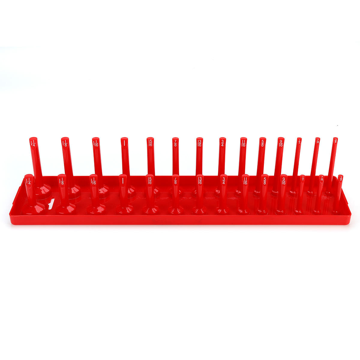 1/2 inch rit 28 slot socket rack opslag rail lade houder plank organisator stand machines onderdelen