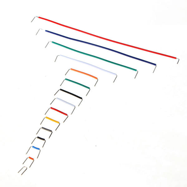 5 x 140 stuks u-vorm solderless breadboard jumper kabel dupont wire shield
