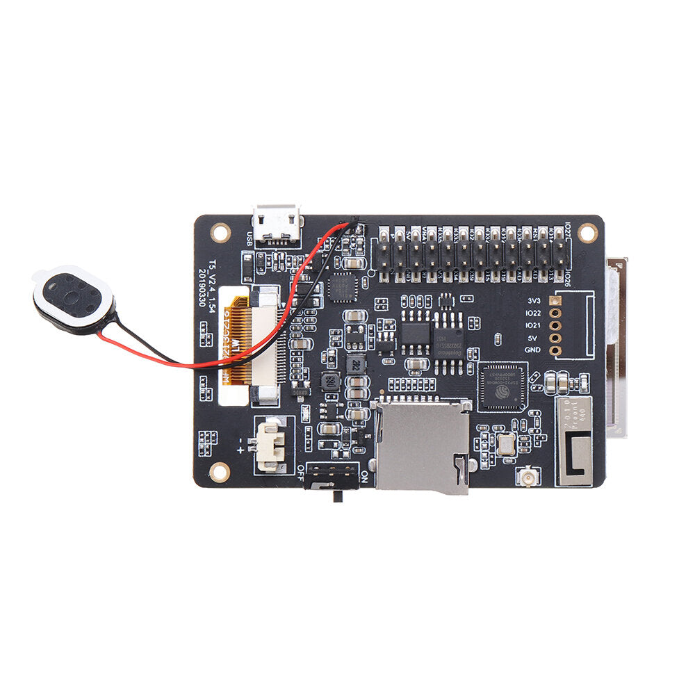 lilygo ttgo t5 v2.4.1 esp32 2.13 inch elektronische gele zwart-witte inkt e-paper schermmodule met luidspreker