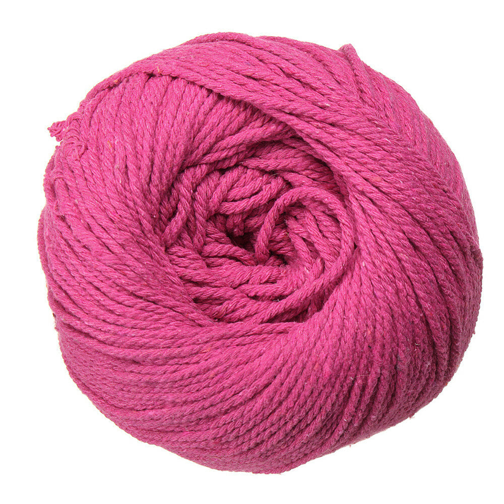 3 mm x 260 m macrame touw katoenen snaar dhz gevlochten draad gereedschap zwart/meer blauw/oranje/rose rood/geel