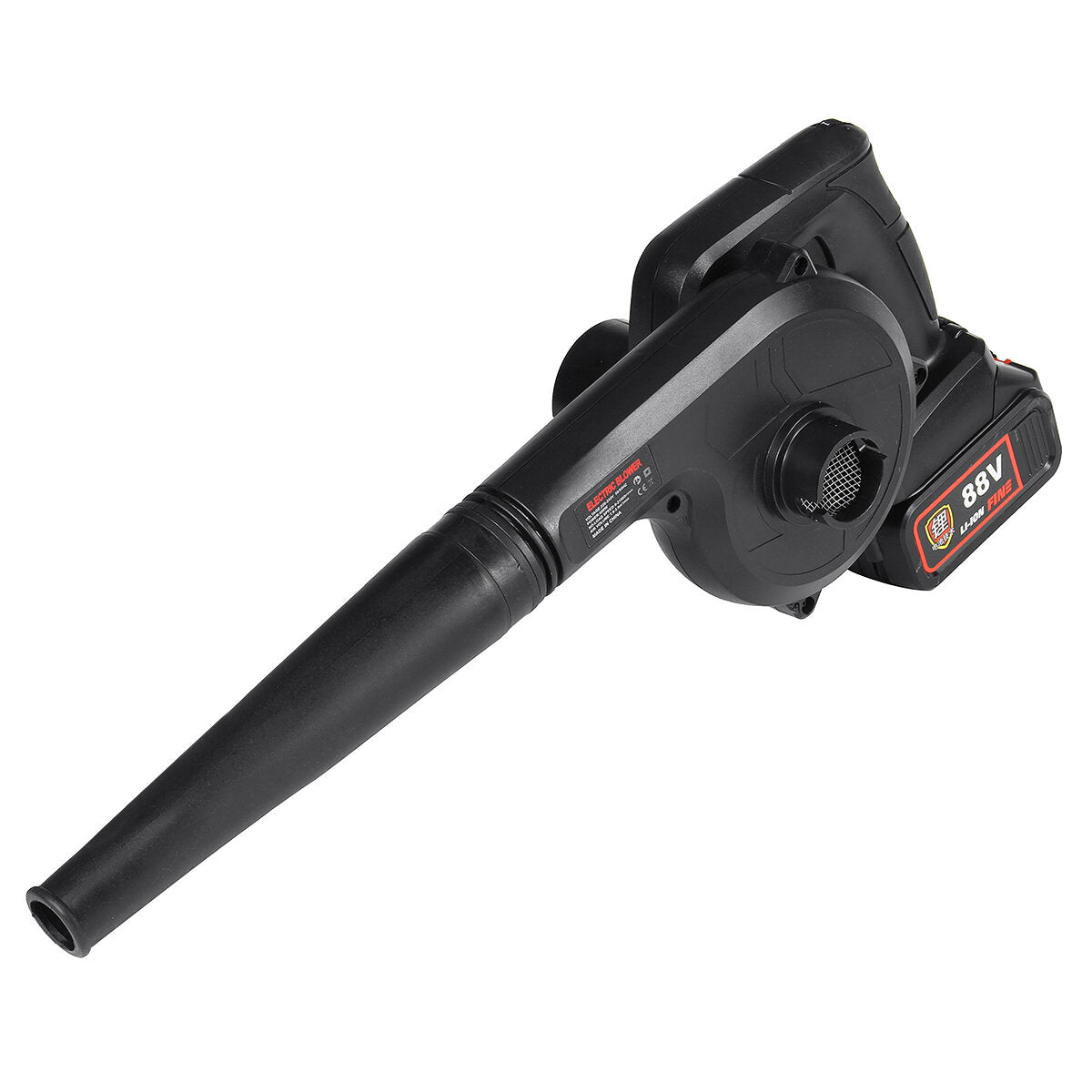 2 in 1 draadloze oplaadbare elektrische luchtblazer & stofzuiger stofzuiger 7 snelheden w/geen/1/2 batterij voor thuis auto computer