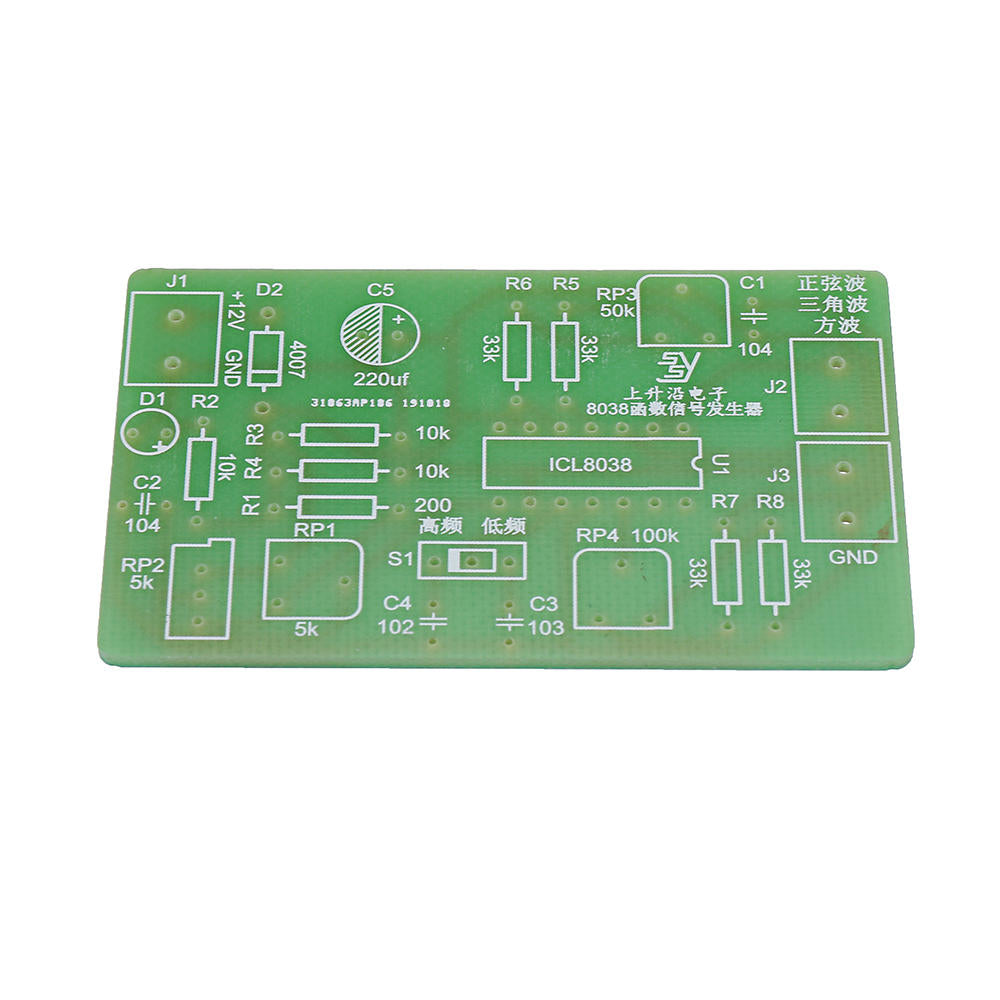 8038 functie signaal generator dhz golfvorm generator kit elektronische dhz productie onderdelen