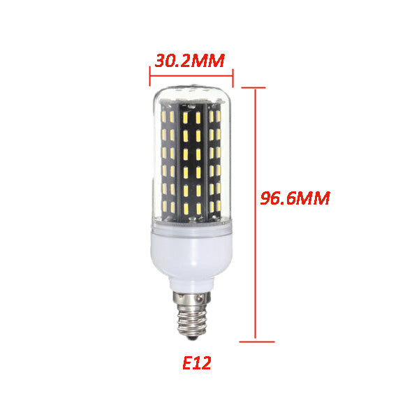 e27/e14/e12/b22/g9/gu10 led-lampje 6w smd 4014 96 600lm zuiver wit/warm wit maanlicht lamp ac 220v