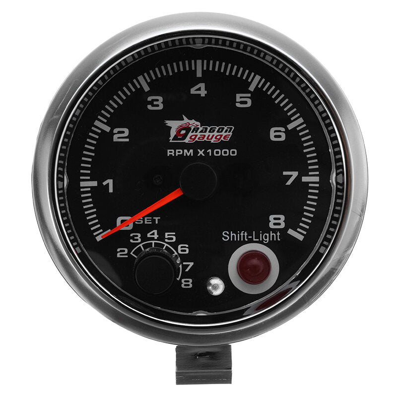 3.75 inch 12v rpmx1000 toerenteller met shift light rpm rev gauge meter