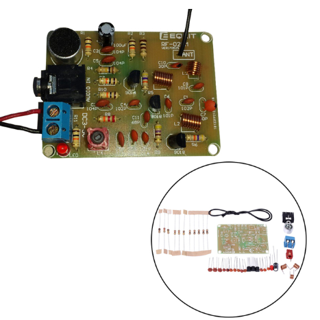 88-108mhz dhz kit fm radio transmitter and receiver module frequency modulation stereo receiving pcb circuit board