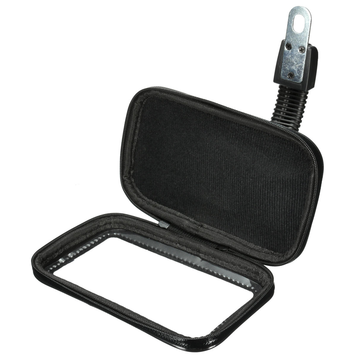 6inch waterproof phone holder gps case motorcycle rear view mirror mount